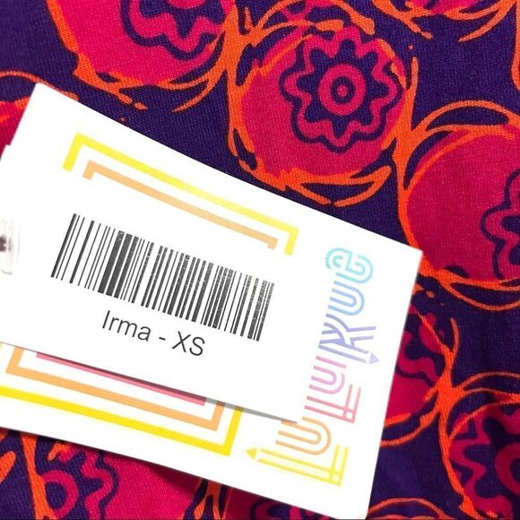 Lularoe Irma Top Size XS - Picture 5 of 6